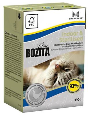 BOZITA Feline Indoor sterilizzato 190g