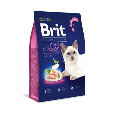 BRIT Premium By Nature Pollo per gatti adulti 8 kg