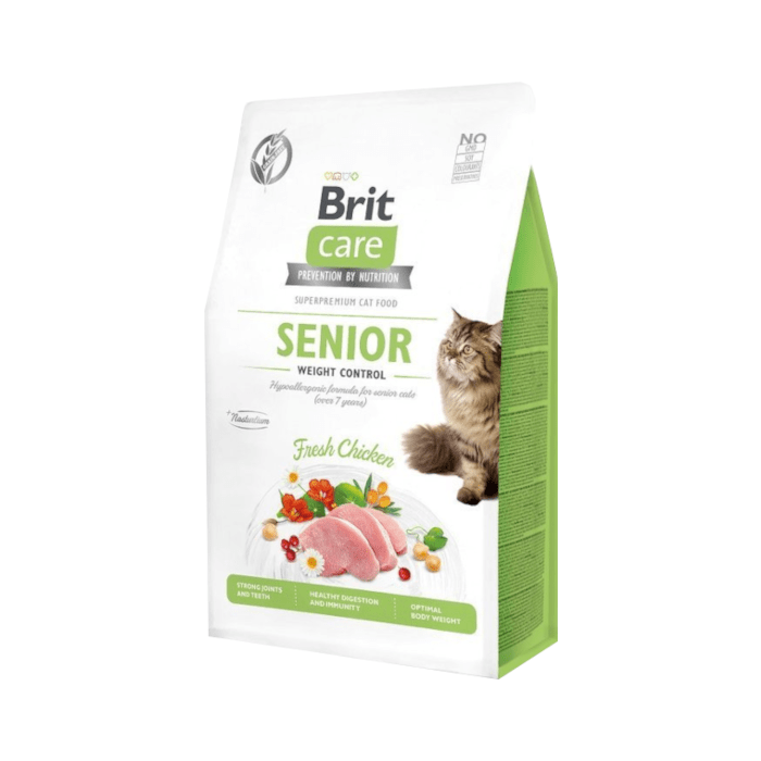 Brit Care Grain-Free Senior Weight Control Con pollo 7kg