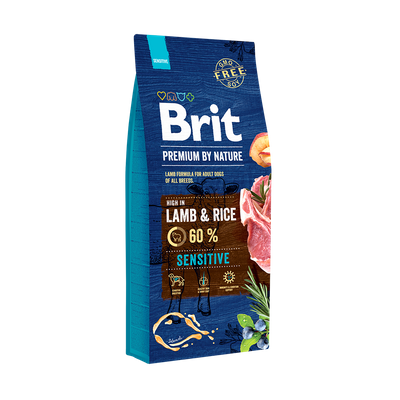 Brit Premium By Nature Sensitive Con agnello e riso 15kg