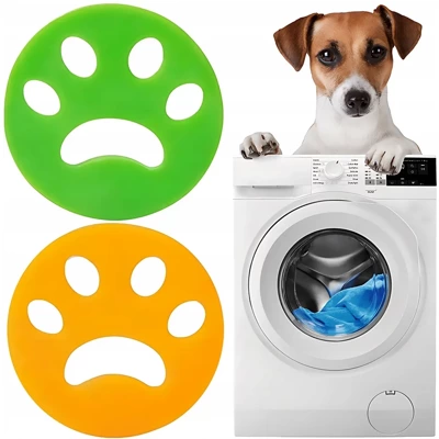 Detergente per lavatrice per rimuovere i peli dai vestiti - zampone