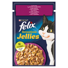 Felix Sensations Jellies Anatra con spinaci in gelatina 85g