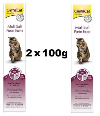Gimborn Gim Cat Malt-Soft Extra Pasta disinfettante per gatti 2x100g