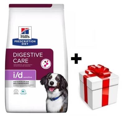 Hill's PD Prescrizione Dieta canina i/d Sensitive 12kg + sorpresa per il cane GRATIS