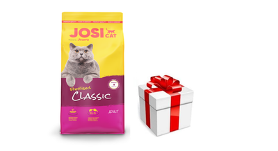Josera JosiCat Classico sterilizzato 10kg + sorpresa per il gatto GRATIS