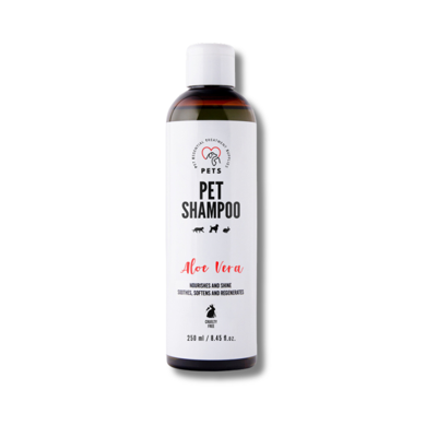 PET Shampoo Aloe Vera/Aloe Shampoo 250ml Nutriente e brillante