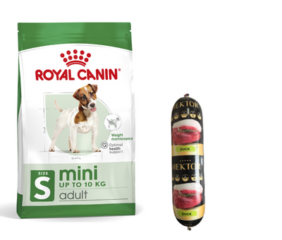 ROYAL CANIN Mini Adult 8kg + bar per cani Hektor GRATIS