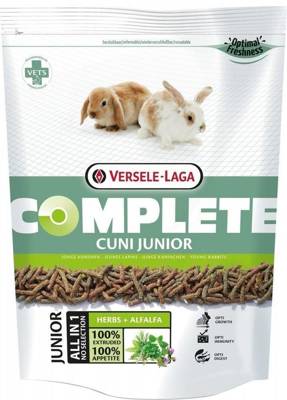 Versele-Laga Cuni Junior Complete - Alimento per giovani conigli 500g